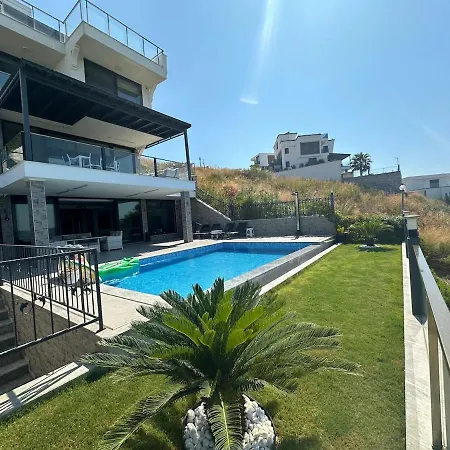 Paradise Bodrum, 14 Personnes, Vue Mer, Piscine, Privee, Sauna, A Vapeur, Ascenseur Villa
