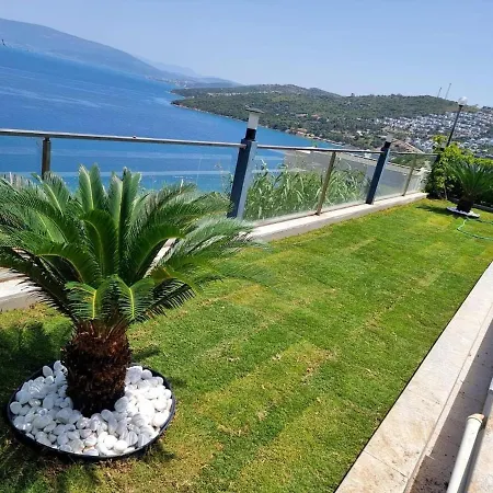 Vilă Paradise Bodrum, 14 Personnes, Vue Mer, Piscine, Privee, Sauna, A Vapeur, Ascenseur