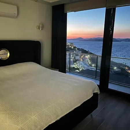 Paradise Bodrum, 14 Personnes, Vue Mer, Piscine, Privee, Sauna, A Vapeur, Ascenseur Миляс