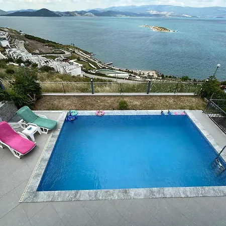 Paradise Bodrum, 14 Personnes, Vue Mer, Piscine, Privee, Sauna, A Vapeur, Ascenseur Миляс